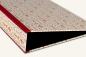 Preview: Noble folder with gilded paper and red linen edges